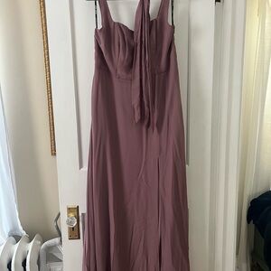 Birdy Grey Strapless Mauve Dress